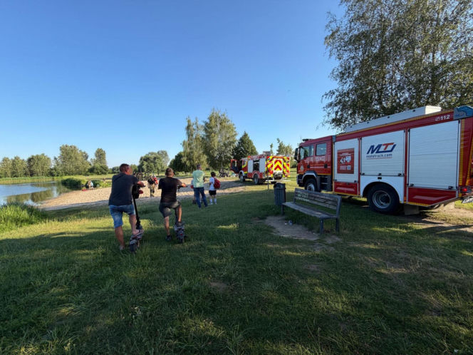 6-latka pod wodą pod Otwockiem