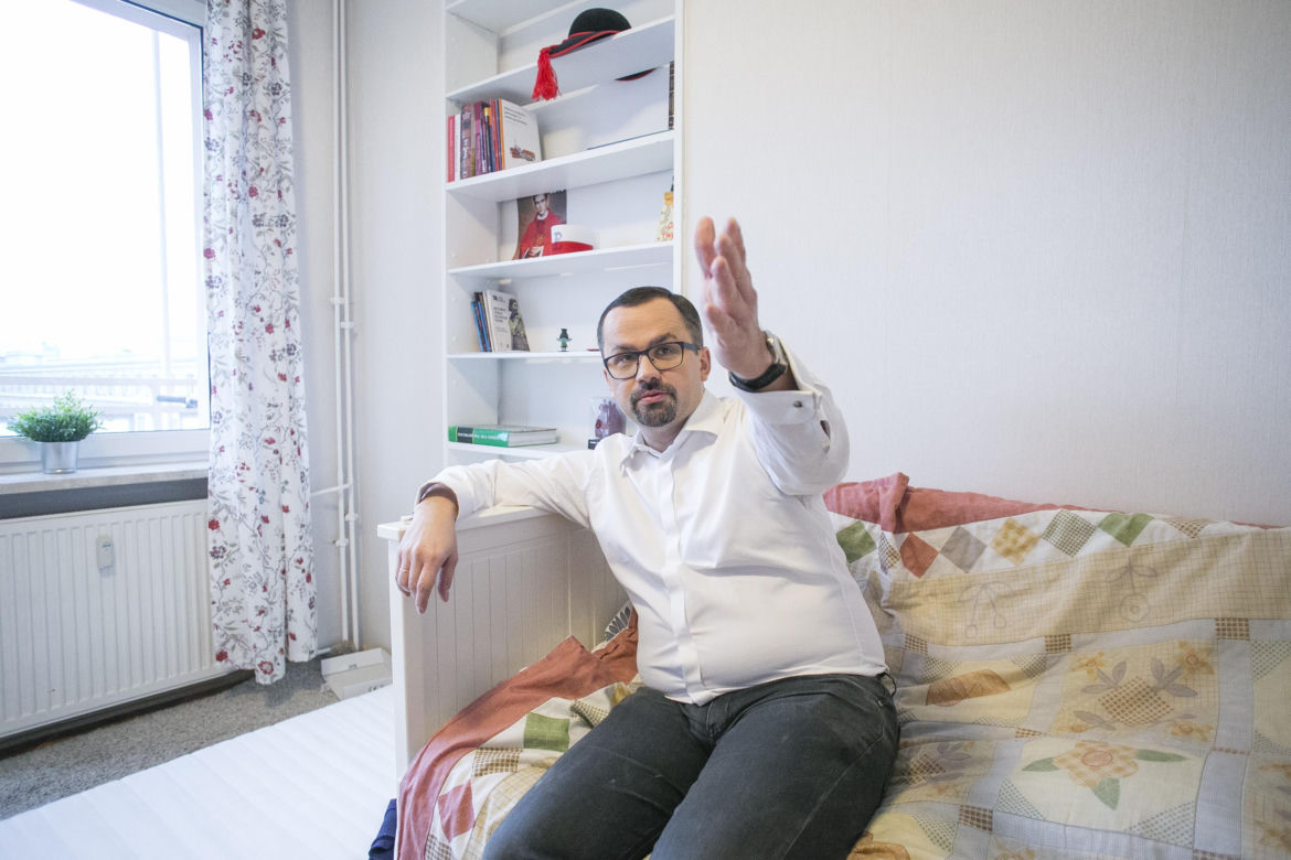W takich warunkach mieszkał Marcin Horała
