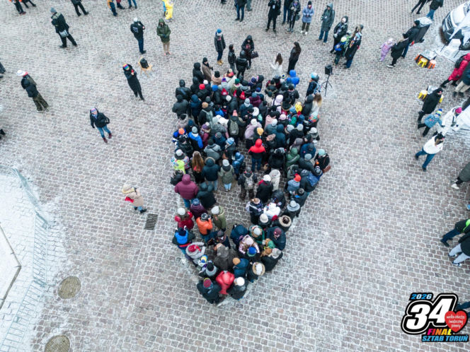 34. Finał Wielkiej Orkiestry Świątecznej Pomocy w Toruniu. Zdjęcia ze starówki