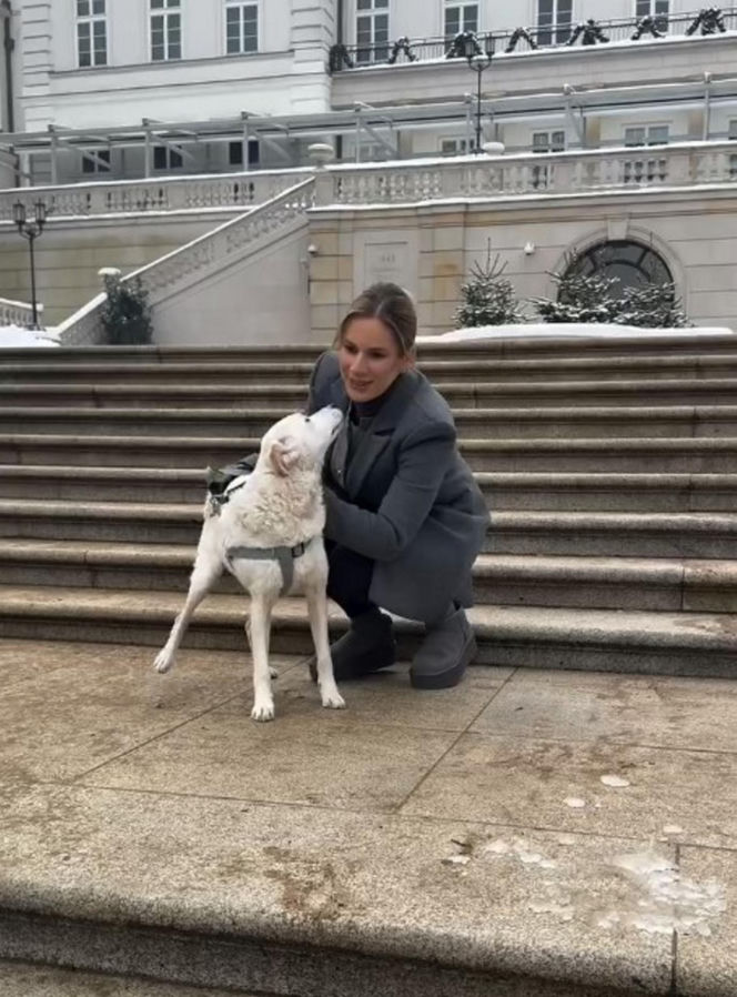 Pieski w Pałacu Prezydenckim