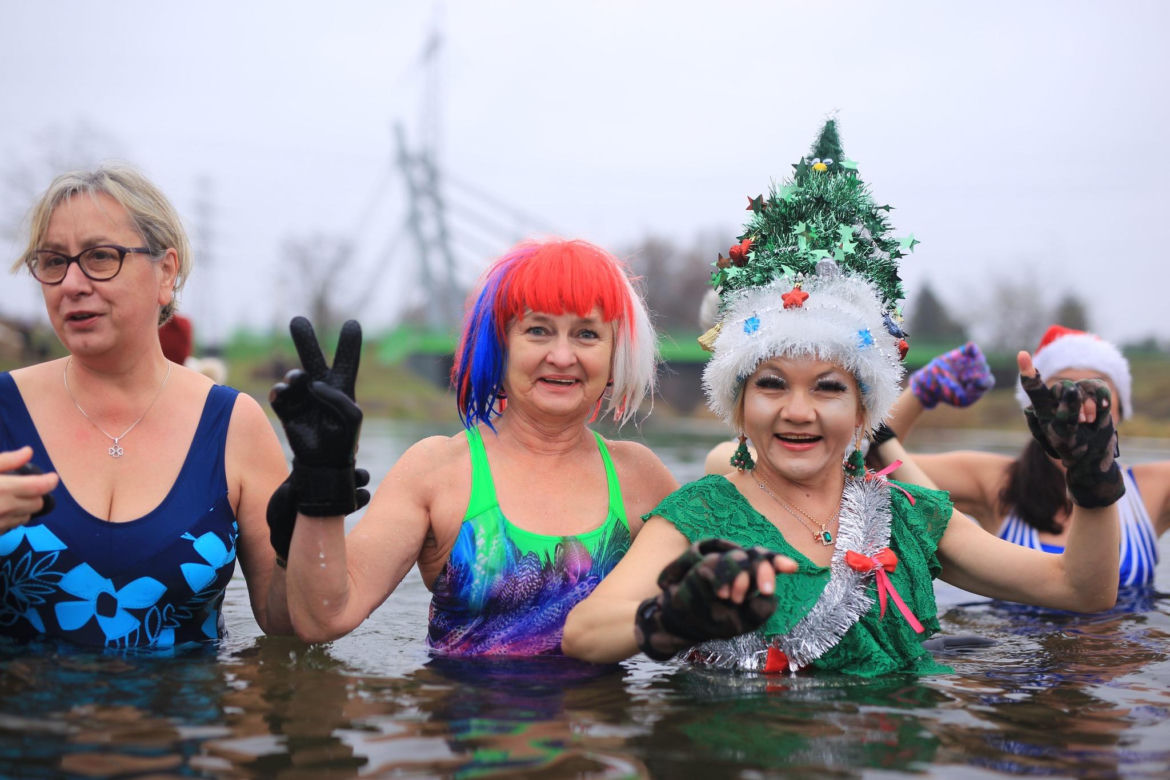 Znowu to zrobili. Tak kąpał się Lubelski Klub Morsów! [ZDJĘCIA]