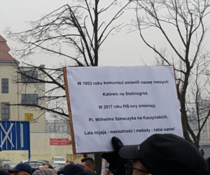 Mieszkańcy Katowic bronią placu Szewczyka