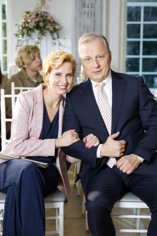 	Na Wspólnej odc. 3770.Andrzej Zakościelny (Dariusz Niebudek), Justyna (Magdalena Kacprzak) 