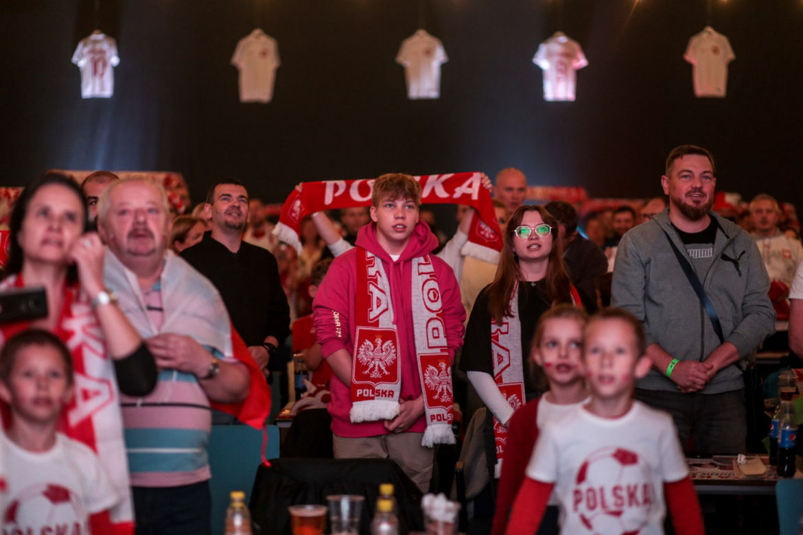 Polska - Arabia Saudyjska w strefie kibica na Stadionie Śląskim