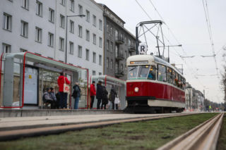 Tramwaj na Rakowieckiej