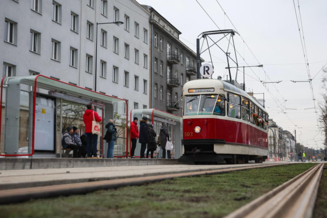 Tramwaj na Rakowieckiej