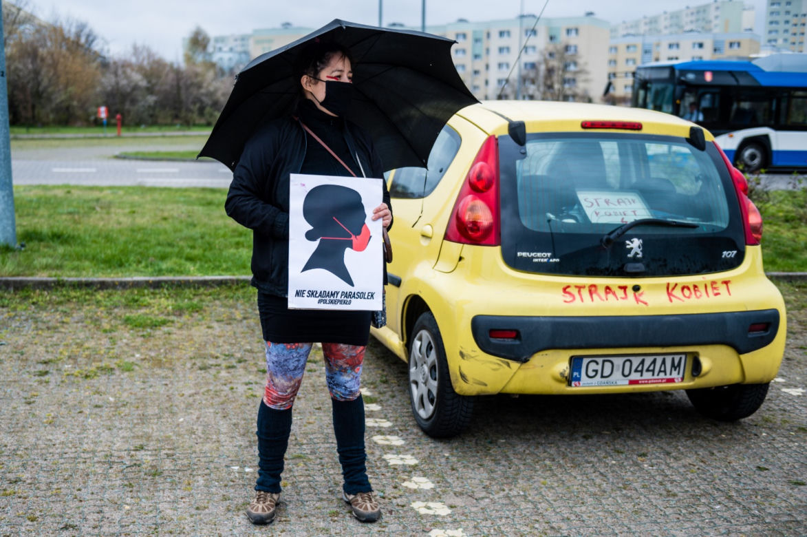 Strajk kobiet w Trójmieście. Awantura w centrum Gdańska