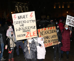 30 października - protesty w Kielcach