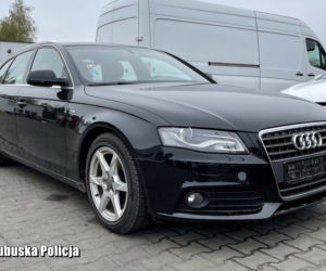 Skradzione Audi A4 Avant zostało odzyskane tego samego dnia