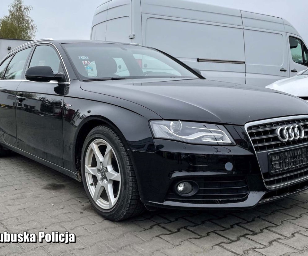 Skradzione Audi A4 Avant zostało odzyskane tego samego dnia