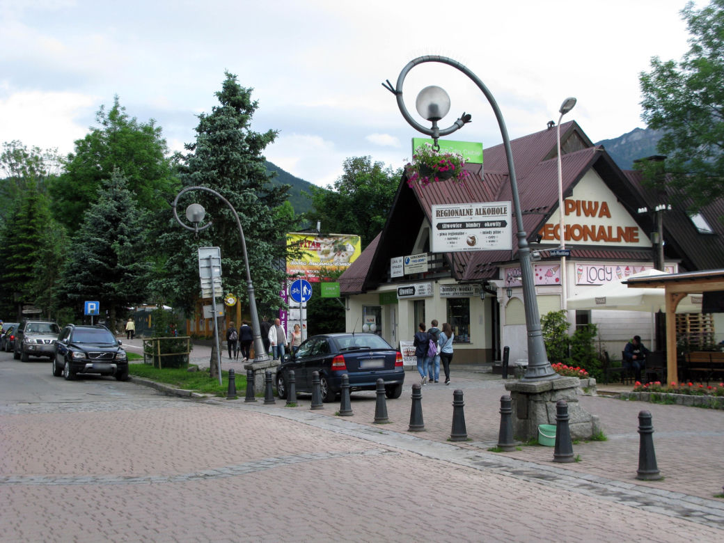 Strefa płatnego parkowania w Zakopanem