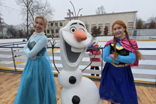 Lodowisko Ice-Park Kraków w Parku Jordana