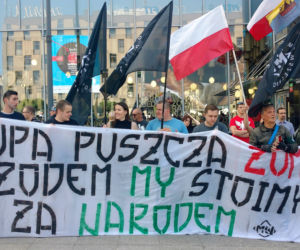 Katowice: Narodowcy demonstrowali w Katowicach! Domagają się m.in. dymisji Marcina Krupy [ZDJĘCIA, AUDIO]
