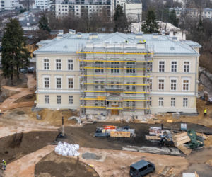 Sinfonia Varsovia w Warszawie podczas budowy