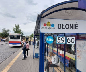Ulica Szubińska w Bydgoszczy zakończona turbinowym rondem