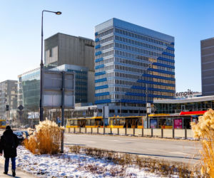 Biurowiec PKO na rogu Marszałkowskiej i Nowogrodzkiej w Warszawie