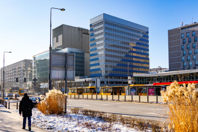 Biurowiec PKO na rogu Marszałkowskiej i Nowogrodzkiej w Warszawie