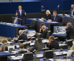 MORAWIECKI W STRASBOURGU