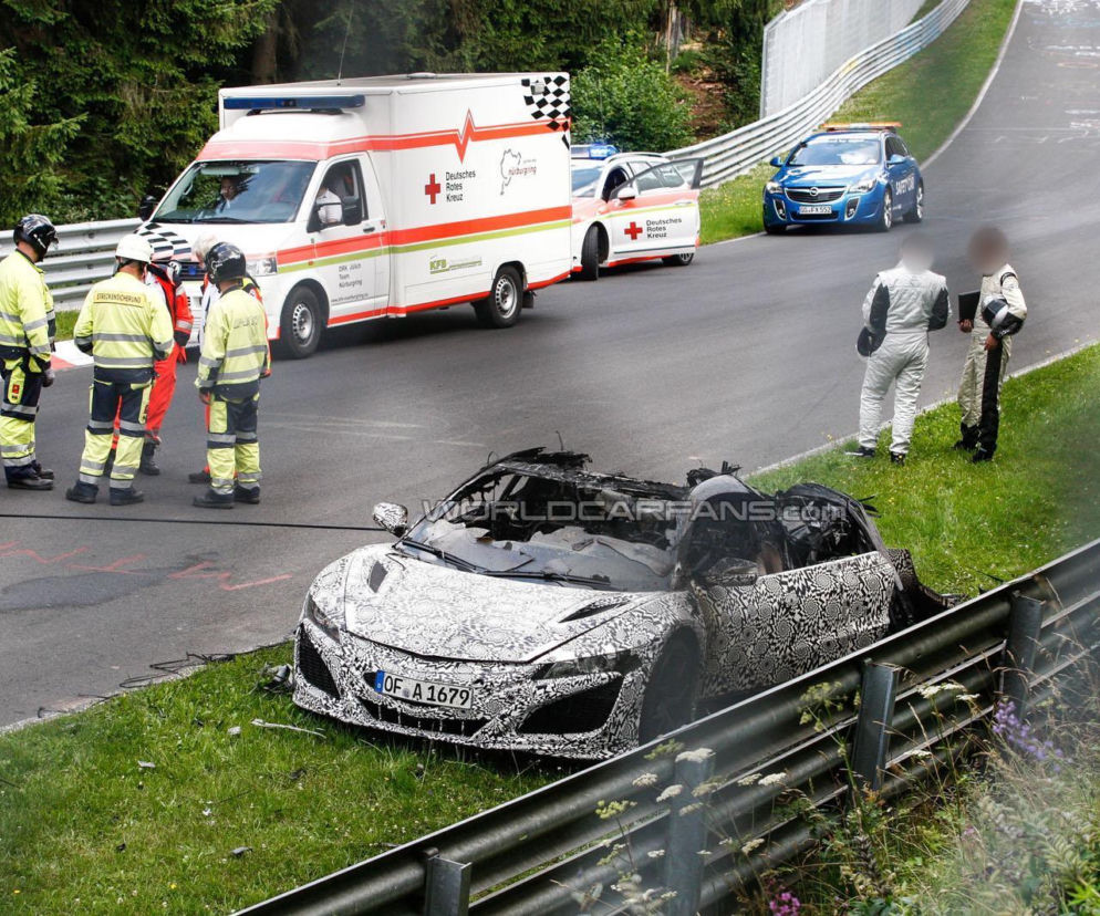 Nowa Honda NSX na torze Nurburgring