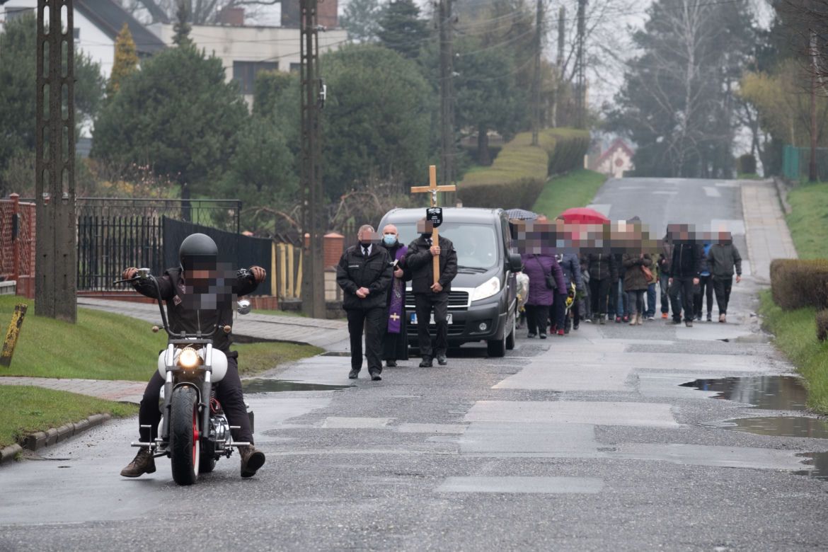 Pogrzeb Janusza motocyklisty