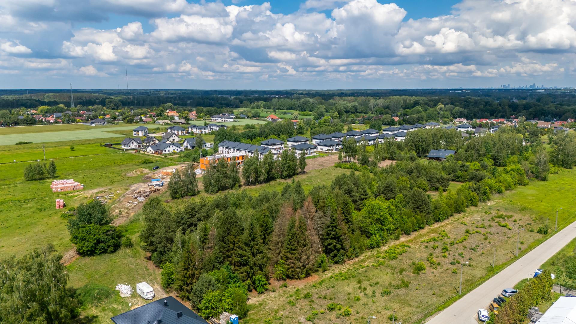 Głosków, gmina Piaseczno. Nowe osiedle deweloperskie