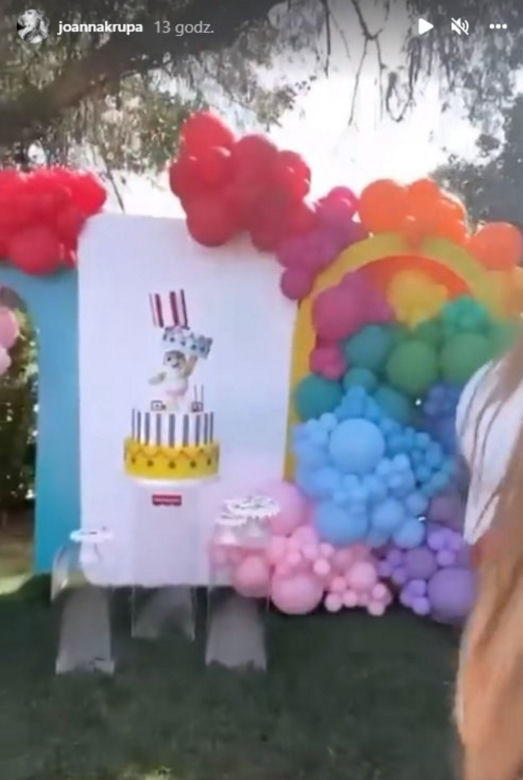 Urodziny córki Joanny Krupy