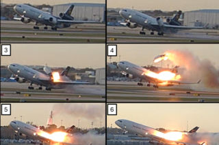 Uchwycono katastrofę lotniczą na filmie. Ten kierowca oszukał przeznaczenie