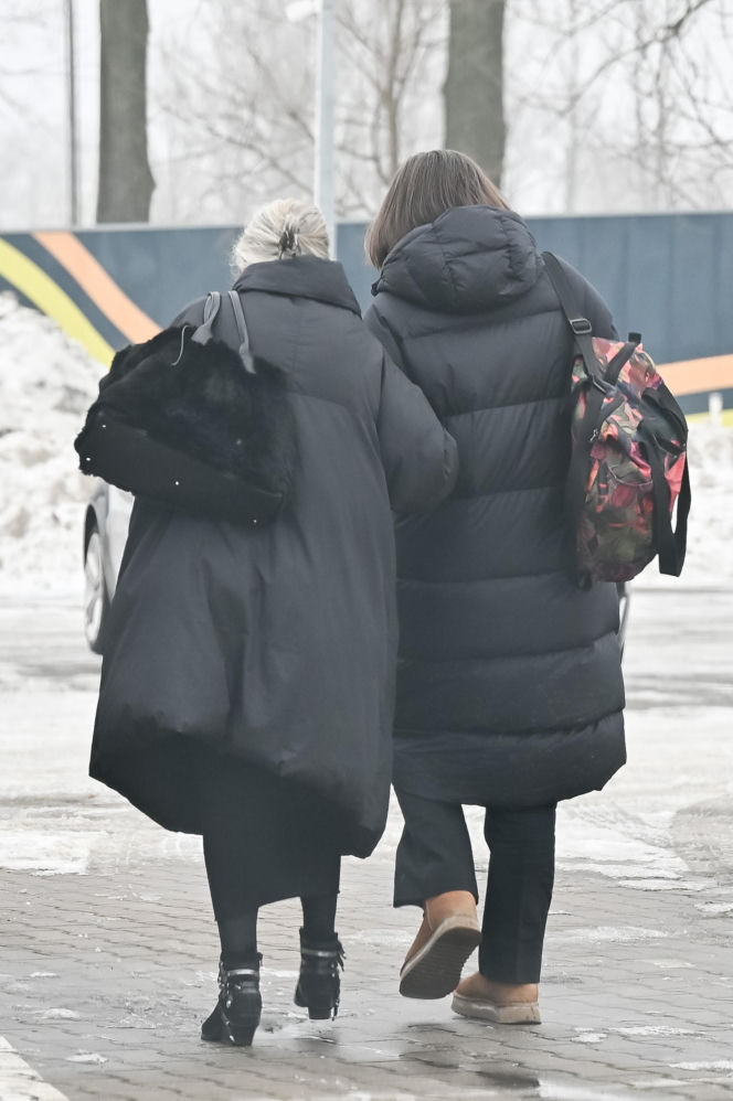 Krystyna Janda kurzy w aucie