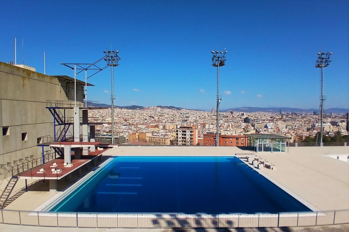 Piscina Municipal de Montjuïc w Barcelonie