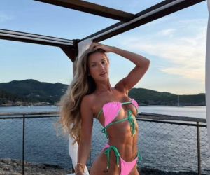 Partnerka Arkadiusza Milika błyszczy w bikini. Influencerka nie wstydzi się swojej boskiej figury