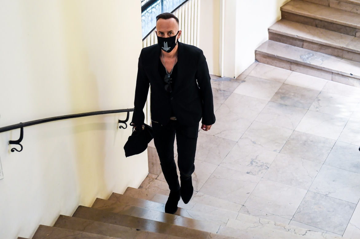 Adam Nergal Darski w sądzie