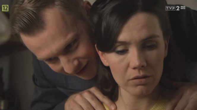 Czas honoru 6 odc. 66. Celina (Olga Bołądź), Michał (Jakub Wesołowski)