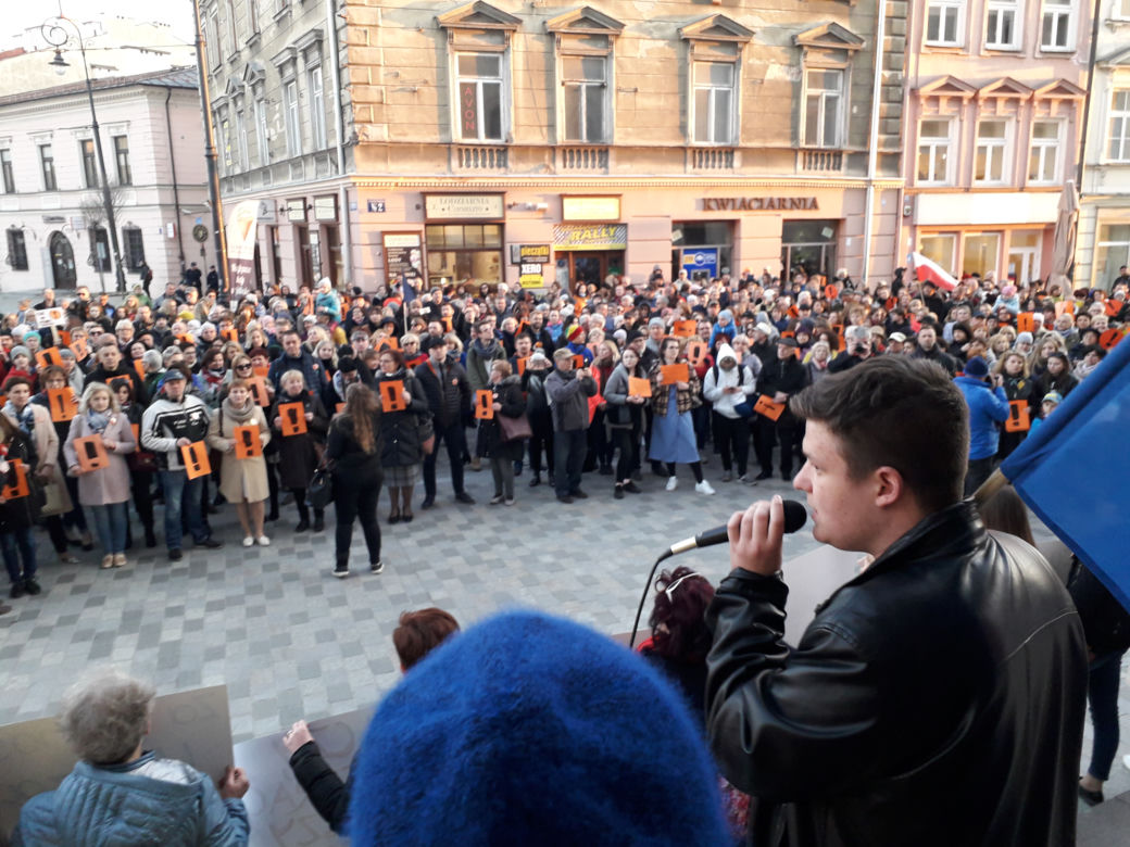 Pikieta poparcia dla nauczycieli
