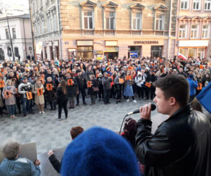 Pikieta poparcia dla nauczycieli