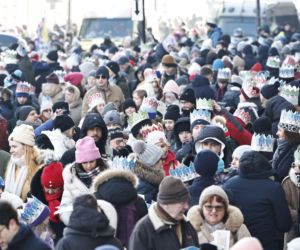 Karol i Marta Nawroccy na Orszaku Trzech Króli