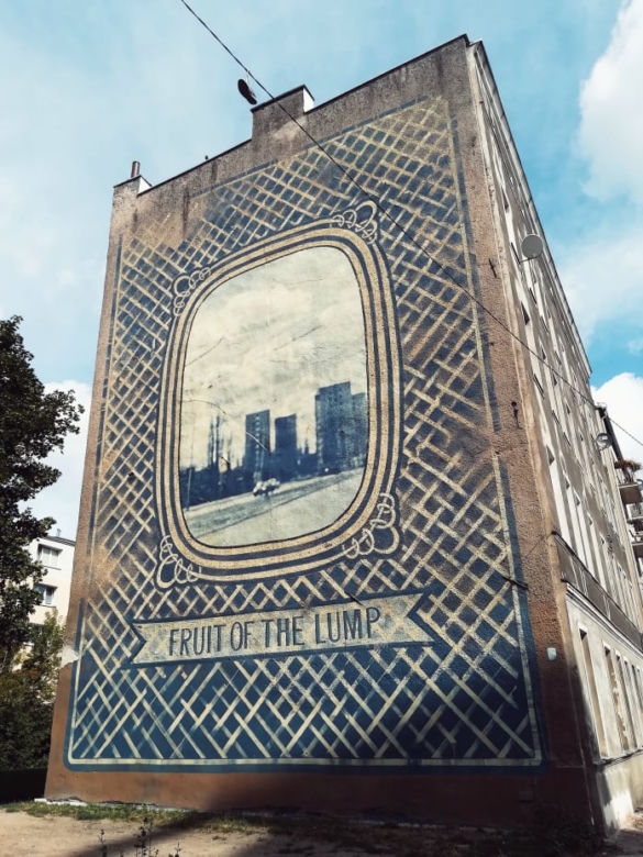 Nowy mural na ulicy Budziszyńskiej