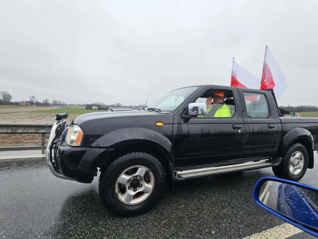 Protest rolników z Podkarpacia w Przeworsku