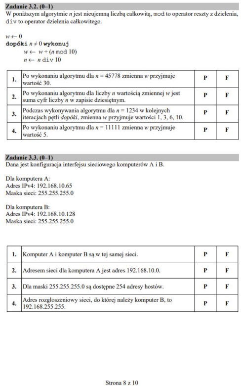 Matura 2020: Informatyka. Poziom ROZSZERZONY. ARKUSZ CKE