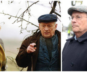 M jak miłość. Lucjan Mostowiak (Witold Pyrkosz), Barbara (Teresa Lipowska), Józef Modry (Stefan Friedmann)
