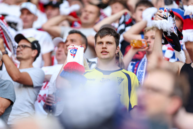 Górnik Zabrze - Ferencvaros: Zdjęcia kibiców z meczu 3. rundy eliminacji Ligi Europy