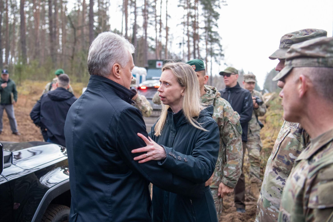 Hercules na litewskim poligonie w Podbrodziu.