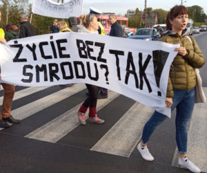 Wielki protest w Skawinie