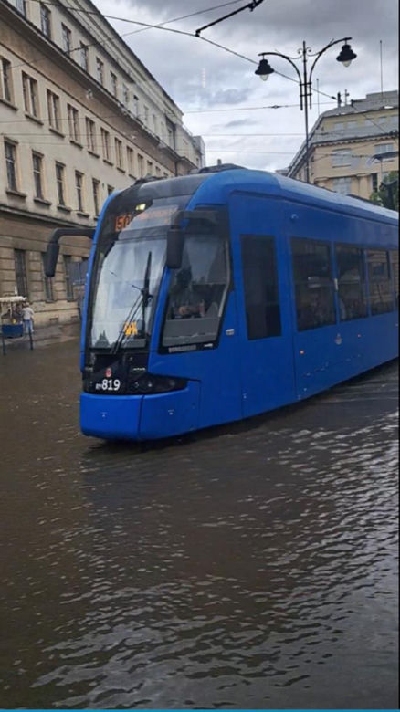 Powódź błyskawiczna w Krakowie