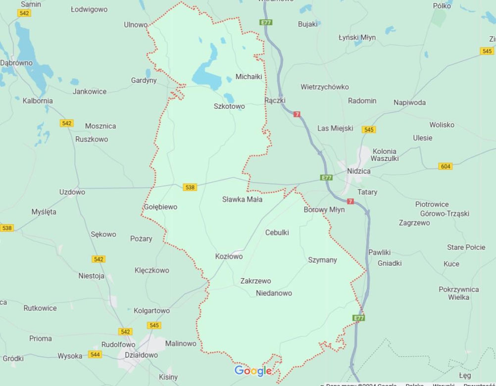 7. Gmina Kozłowo