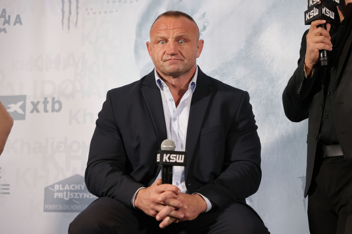 Mariusz Pudzianowski, gdy ważył 150 kilogramów