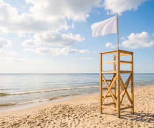 Sinice Sarbinowo. Czy w Sarbinowie można się kąpać 13.08? Flaga, warunki pogodowe