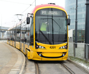 Jechaliśmy nowym tramwajem. Pierwszy hyundai wyjechał na stołeczne torowiska