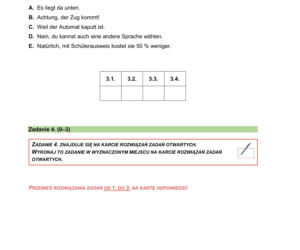 Egzamin ósmoklasisty 2026: język niemiecki 13.05.2026 r. Arkusze CKE