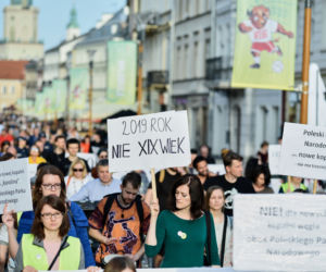 „Nie” dla kopalni na Polesiu. Pikieta w centrum Lublina