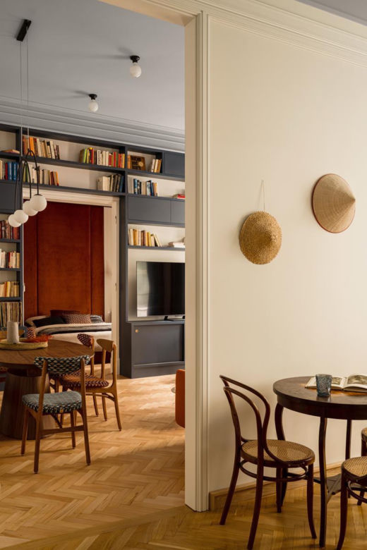 Vintage i eklektyzm we wnętrzach łódzkiej kamienicy wg projektu Hanny Pietras Architects
